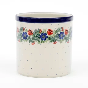 Pojemnik 003 h-15cm <br> 1535X Czerwony wianuszek